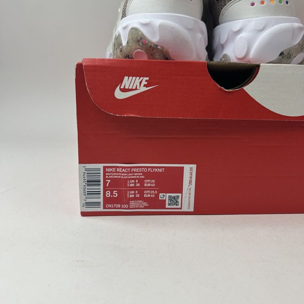 Nike Men's React Presto Flyknit “Recycled Canvas Pack” 2023 - Picture 5 of 5